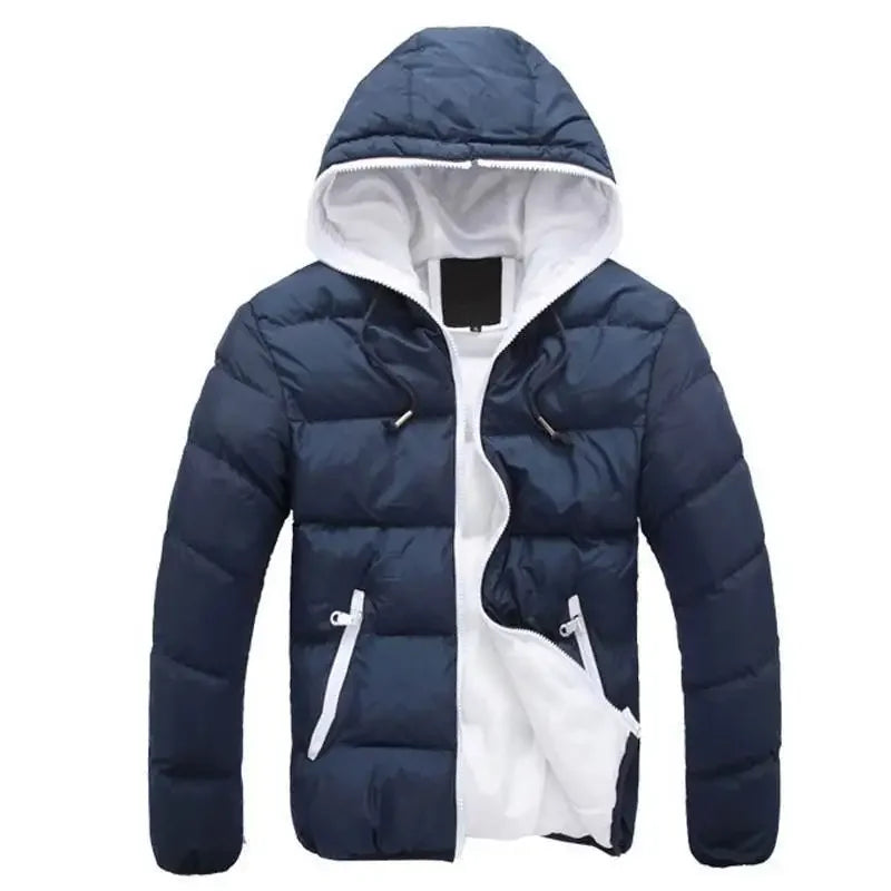 Men's Autumn/winter Cotton-padded Jacket Coat European/american Style Wish Factory Direct One-piece Delivery