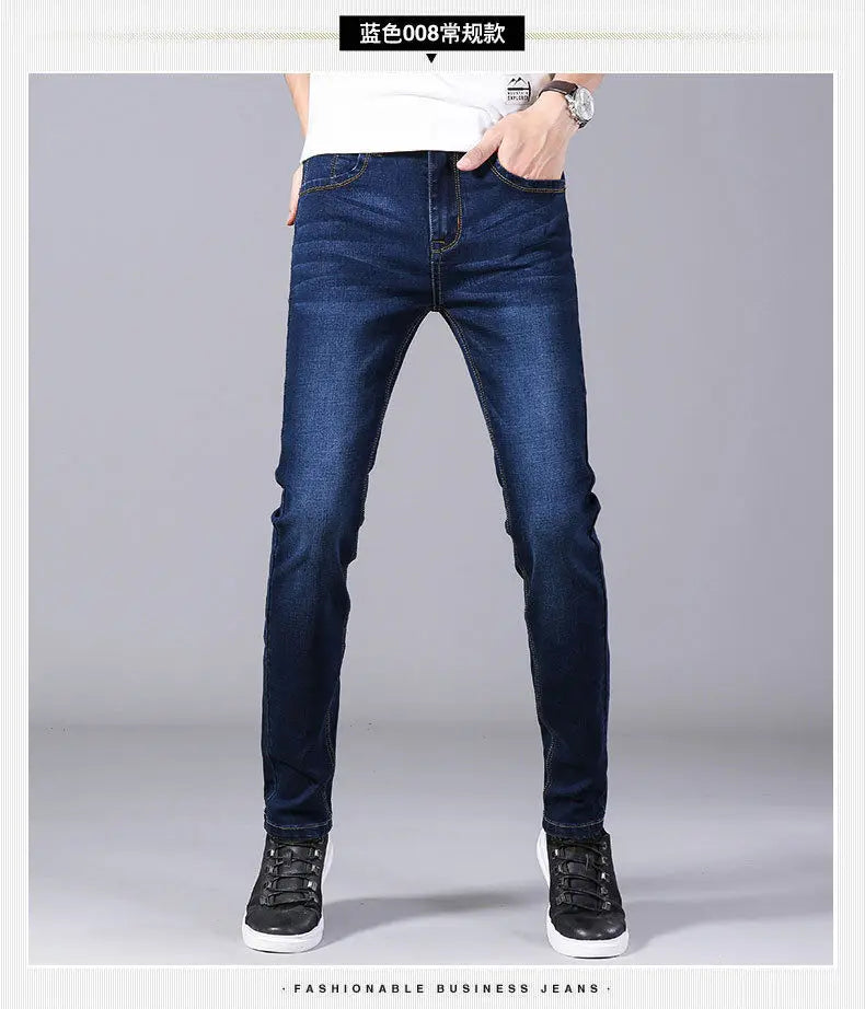 2024 New Arrival High Quality Elastic Slim Jeans Men ,men's Skiny Jeans ,grey Jeans Men,plus-Size 28-40 11 Choices High Quality