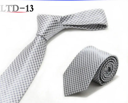 Luxury 7CM Mens Ties Striped Dot Necktie Formal Classic Business Neck Ties Jacquard Woven Necktie For Men Groom Wedding Party