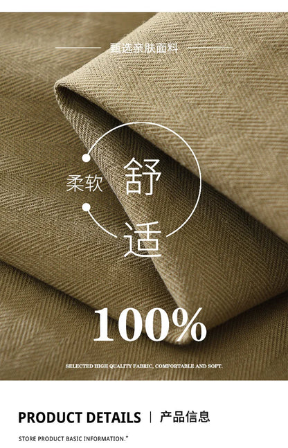 2025 New Spring Japan Workwear Long Sleeve Shirts 100% Cotton Fashion Versatile Artistic Casual Loose Tops Men Drop Shipping