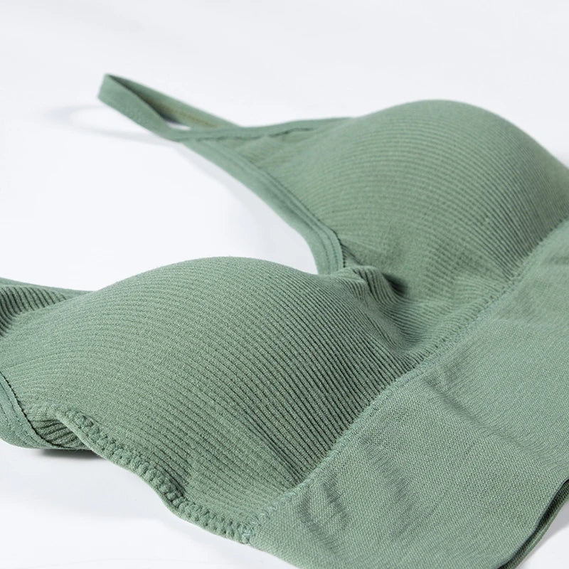 Women Seamless Bras Tank Top Push Up Bra Wireless Sexy Underwear Breathable Yoga Bra For Women Tank Crop Top Brassiere