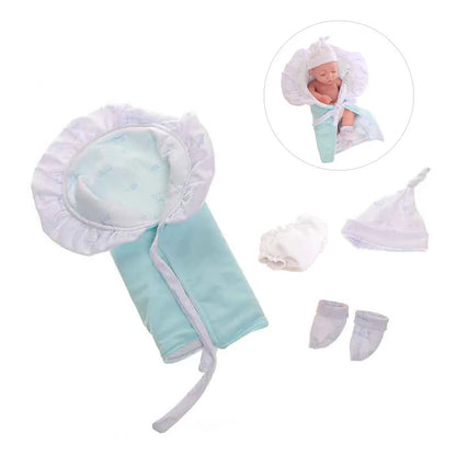 Baby Reborn Dolls Clothes for 30cm Baby Doll Dress Pajamas Jumpsuit Doll Clothes for 12 inch Reborn Doll DIY Toys for Girls