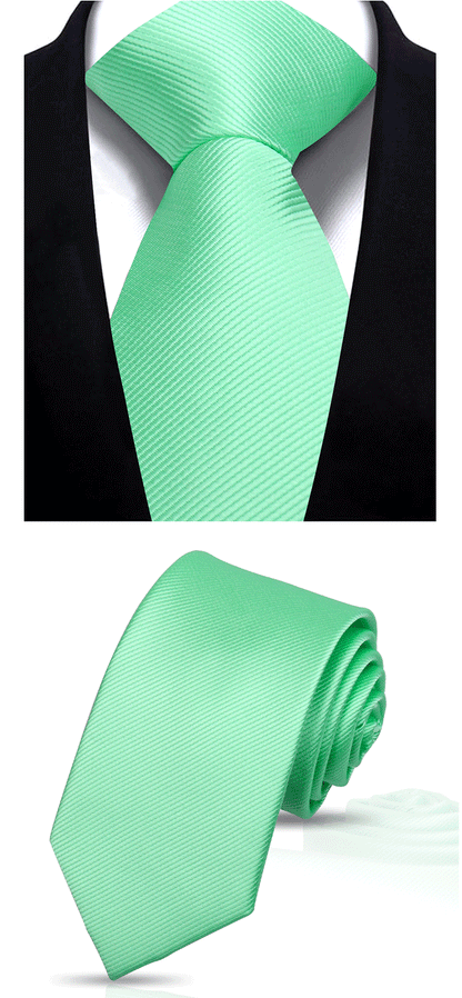 Solid Tie 7.5cm Necktie For Men Fashion Wedding Ties Slim Blue Gray Classic Neckties Men Business Jacquard Woven Classic Gravats
