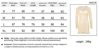 Spring Women Mini Dresses Sexy Lace Print See Through Dresses Fashion Long Sleeves Casual Slim Elegant Female Club Party Dress