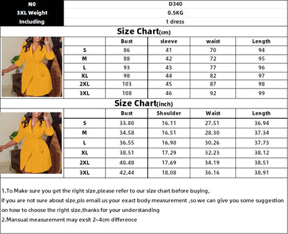 FairyShely 2025 Summer Solid Plus Size Folds Dress Women Long Sleeve Large Big Dresses Lady Belt Party Tight Curvy Short Dress