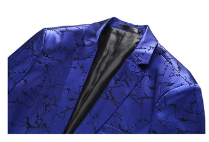 2024 New Men Business Social Suit Jacket Summer Male Single breasted Thin Dress Male Jacquard Blazers Coats