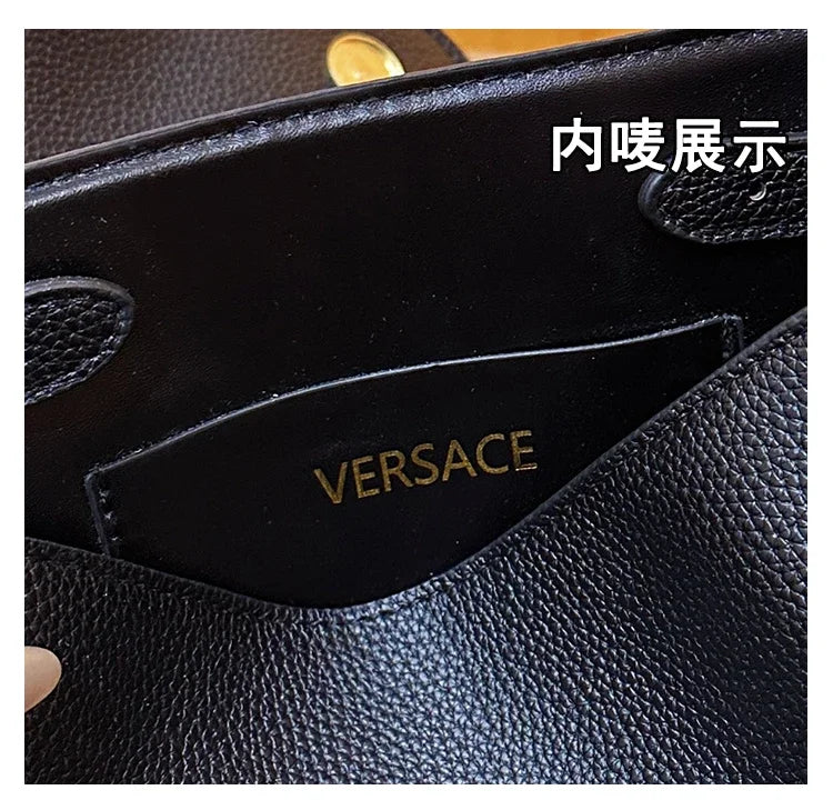 Premium Retro Messenger Bag Women - Textured Leather Shopper with Custom Paris Letter Logo & Versatile Crossbody Strap Design