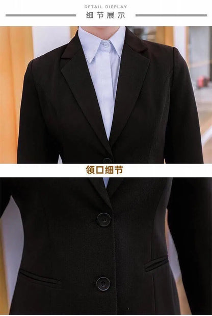 Women Spring Autumn New Fashion Professional Suit Matching Set Korean Elegant Casual Blazer Coat Pants Two-piece Female Clothing