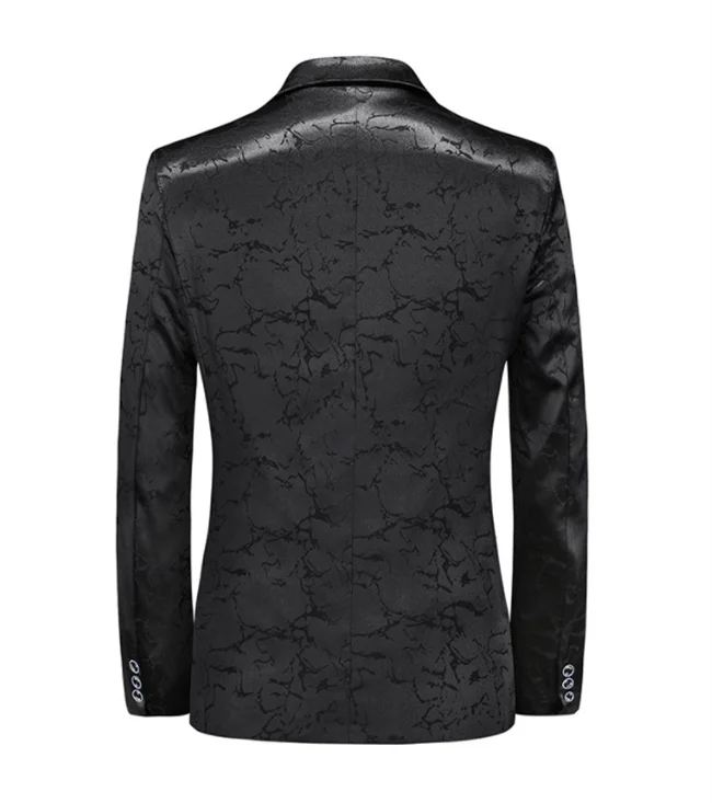 2024 New Men Business Social Suit Jacket Summer Male Single breasted Thin Dress Male Jacquard Blazers Coats