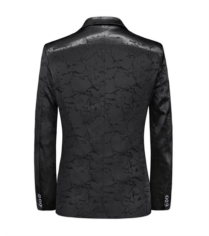 2024 New Men Business Social Suit Jacket Summer Male Single breasted Thin Dress Male Jacquard Blazers Coats