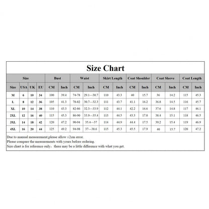 Female 1 Set Stylish Vintage Round Neck Dress Two-Piece Ladies Dress Set Floral Print   for Party