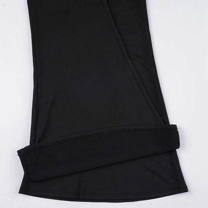 Women's Strapless Jumpsuit with Built-in Padded Bra Backless Flare Leg Slim-Fit Y2K Hot Girl Ideal for Party Club & Daily Outfit