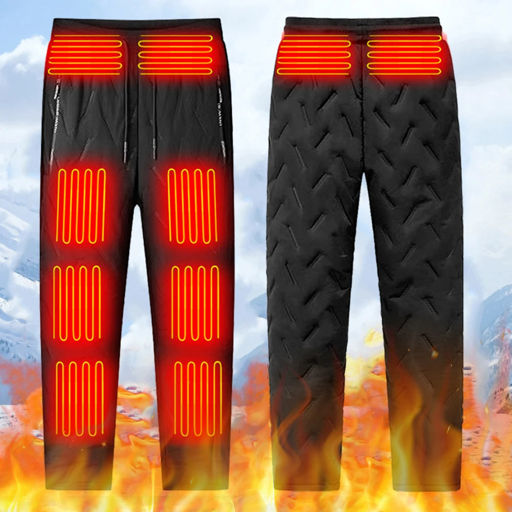 Winter Thermal Hiking Pants Heating Underwear USB Electric Heated Pants Ski Wear Heater Sports Thermal Pants Жилет 발열바지