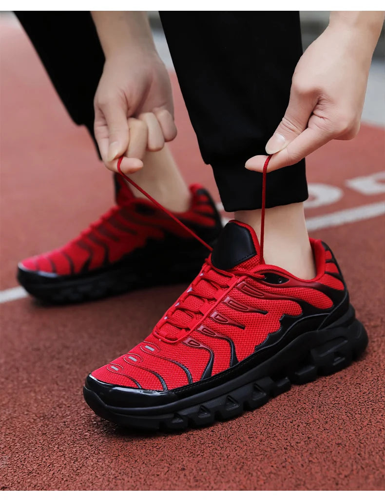 Men's Air Cushion TN Sports Shoes Mesh Breathable Running Shoes Basketball Shoes