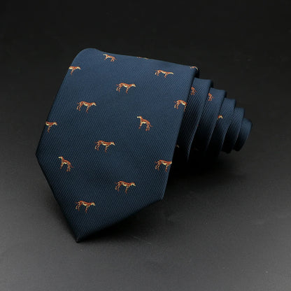 8 cm Tie Gravatas Newest Design Woven 8 cm Silk Necktie Wedding Business Suit Accessories Blue Man Dot Fit Group Party Office