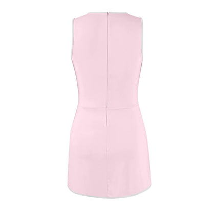Women's Tennis Dress Summer Workout Dress Athletic Sleeveless Active Dresses Built In Shorts Fashion tight fitting Sports Skirt