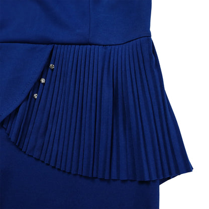 L-3XL Plus Size Elegant Midi Dress 2025 Spring Summer Women Office Lady Dress Casual 3/4 Sleeve Bandage Robe Oversize Dress