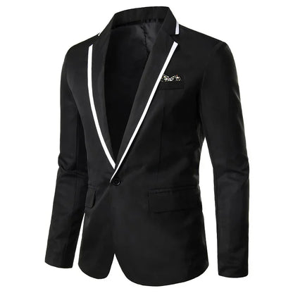 2023 Slims Men's Western-style Blazer Speed Selling Fashionable Solid Color Business Suit Casual Scene