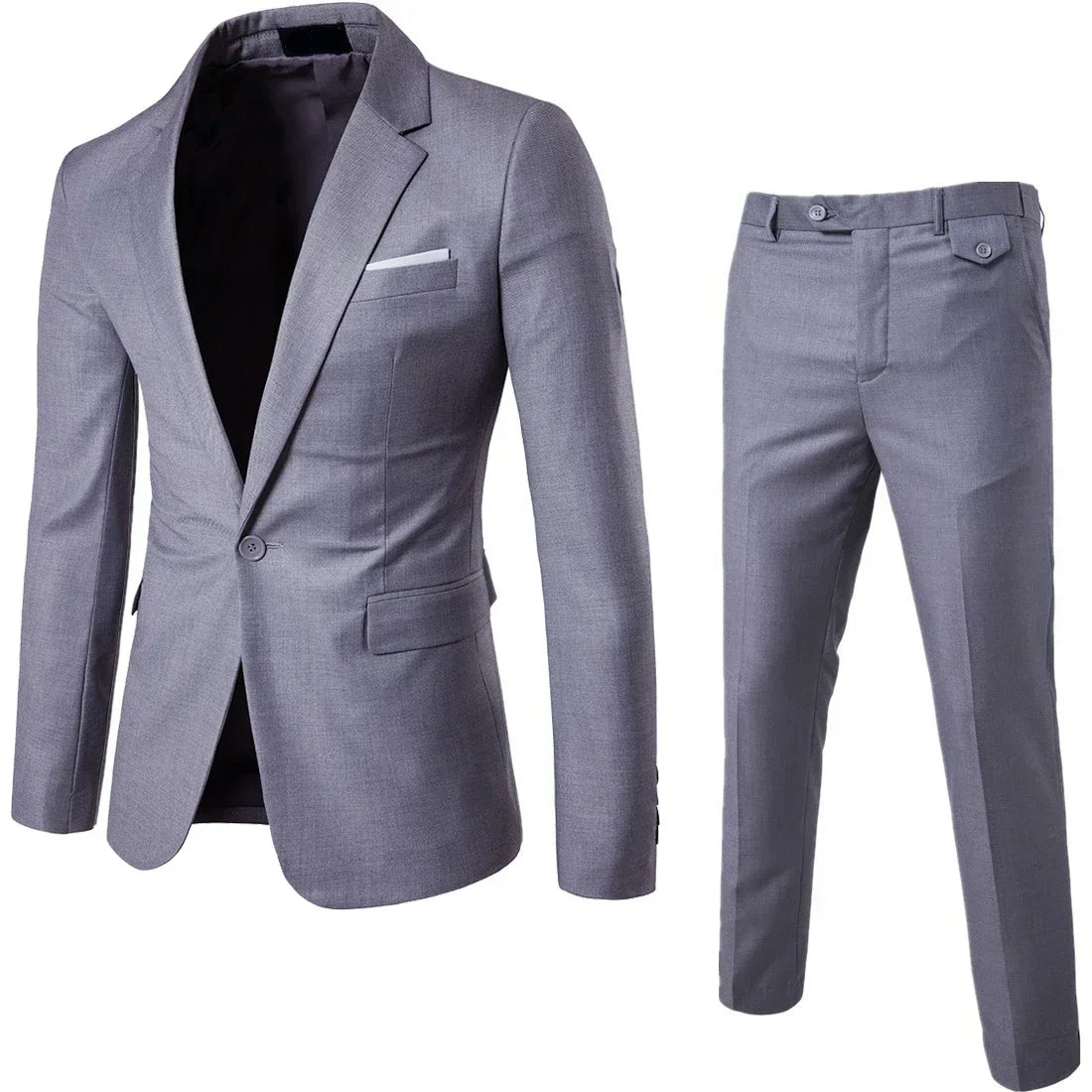Elegant Suits For Men Wedding 3 Pieces 2 Set Luxury Fashion Classic Full Jackets Vest Pants Blazers Outfit 2024 Formal Costume