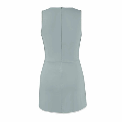 Women's Tennis Dress Summer Workout Dress Athletic Sleeveless Active Dresses Built In Shorts Fashion tight fitting Sports Skirt