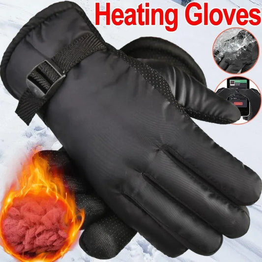 Winter Warm Cycling Gloves Men Outdoor Waterproof Skiing Riding Hiking Motorcycle Mitten Gloves Unisex Thermal Sport Gloves