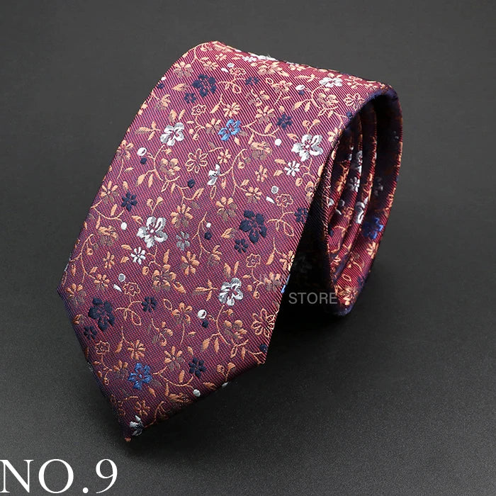 New Design Wedding Men Tie Grey Brown Green Paisley Flower Neckties Men Business Dropshipping Groom Collar Accessories Gift