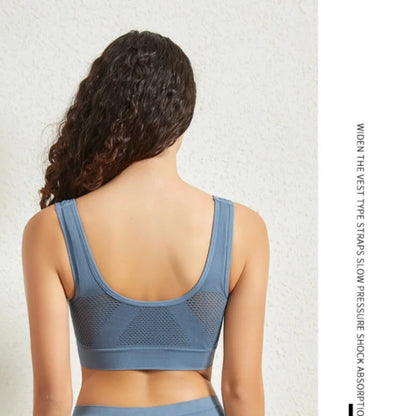 Seamless Bras For Women Push Up Sports Bralette Female Non-wire No Pad Crop Top Hollow Breathable Sexy Lingerie S-5XL Brassiere