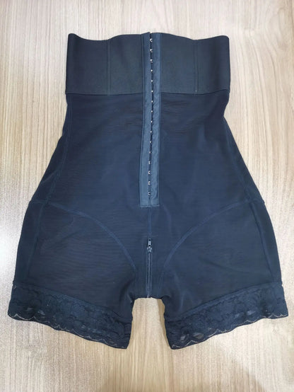 New Women Fajas Colombianas Shapewear 3 Boned Sculpt Booty Shorts High Waist Trainer Body ShaperTummy Control Underwear Shaping