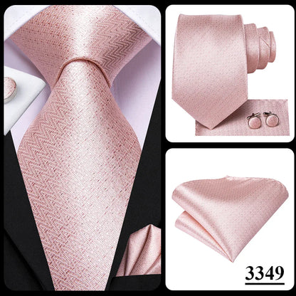 Hi-Tie Designer Silk Wedding Tie For Men Blue White Plaid Handky Cufflink Set Fashion Necktie For Men Business Party Wholesale