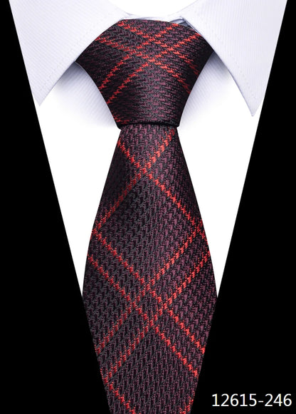 Hot Sale Brand New Style Tie Blue Golden Stripe Suit Accessories Necktie Men Gravata Fit Wedding Holiday Present