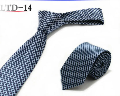 Luxury 7CM Mens Ties Striped Dot Necktie Formal Classic Business Neck Ties Jacquard Woven Necktie For Men Groom Wedding Party