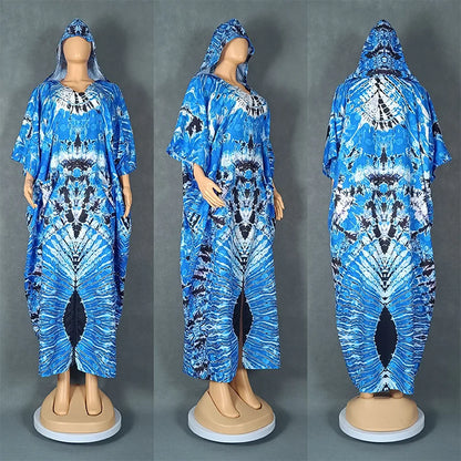 2025 African Dresses for Women Traditional Africa Clothing Dashiki Ankara Outfits Gown Abayas Robe Muslim Kaftan Maxi Long Dress