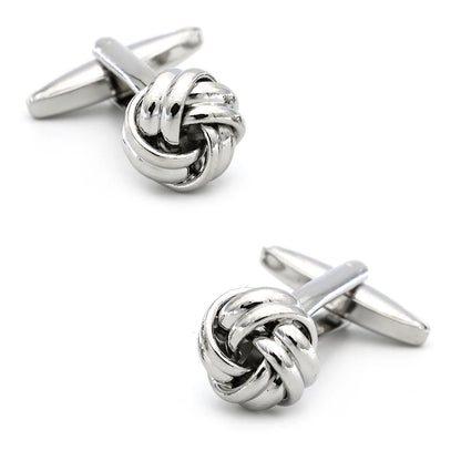 iGame Fashion Knot Cuff Links Quality Brass Material Woven Ball Design Cufflinks For Wedding  Men