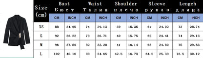 Women's Suit Pants Two-Piece Set Buckle Decoration Long Sleeve Blazer Coat + Straight-Leg Pants 2 Pieces Sets Chic Woman Outfits