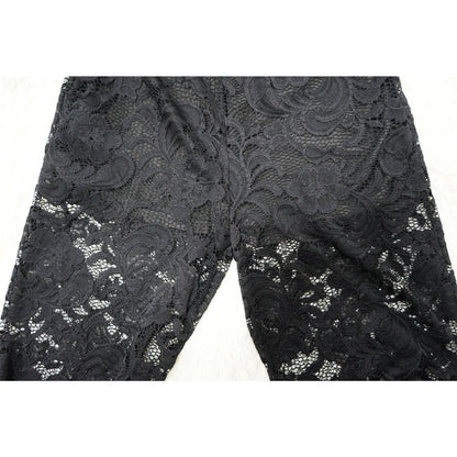 Perspective Lace Pants Set Summer 2024 New 2 Piece Set Chic Slim Elegant Office Women's Set Fashion Street Youth 2-piece Suit