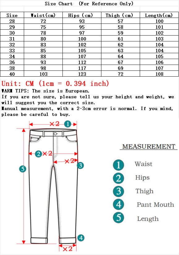 Winter Fleece Thick Warm Men Jeans Slim Skinny Stretch Straight Classic Version of Black Denim Plush Pants Male Brand Clothing