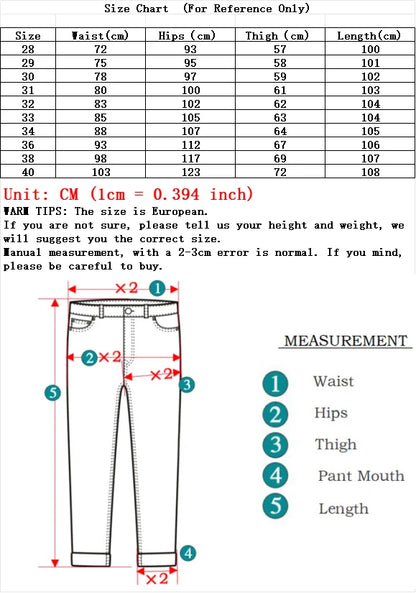 Winter Fleece Thick Warm Men Jeans Slim Skinny Stretch Straight Classic Version of Black Denim Plush Pants Male Brand Clothing