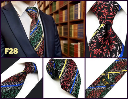 Red Pink Luxury Ties for Men Business Neckties Solid Blue Wedding Suit Formal Dress School Accessories Dropshipping