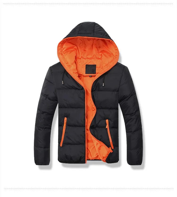 Men's Autumn/winter Cotton-padded Jacket Coat European/american Style Wish Factory Direct One-piece Delivery