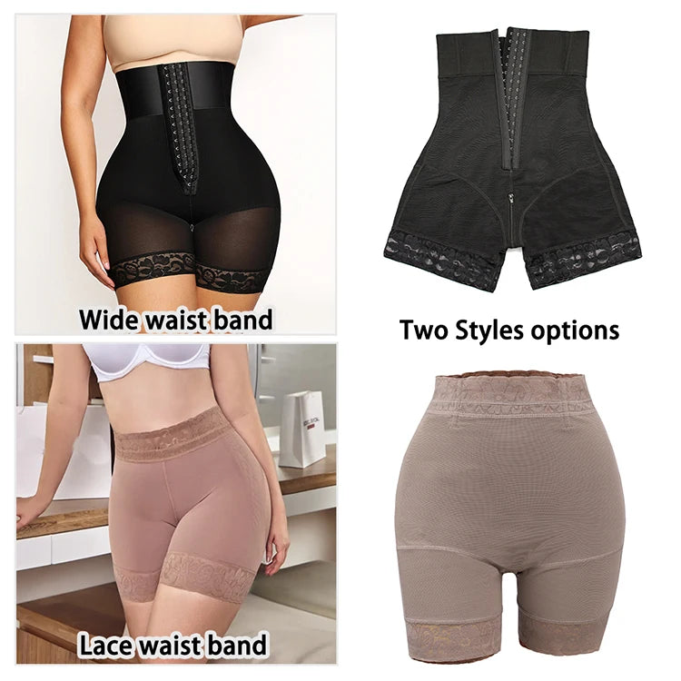 High Waist Shaper Panties Hip Buttock Lifter Belly Control Shorts Sexy Lace Shapewear Slimming Girdles Women Intimate Underwear