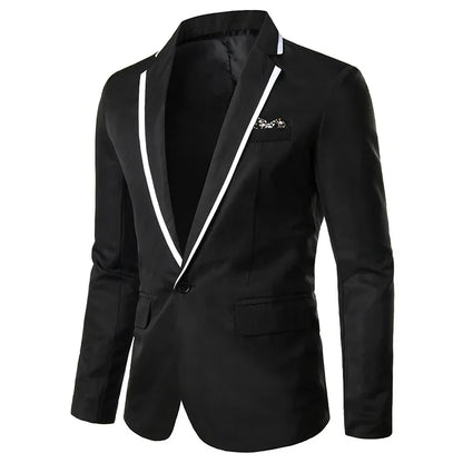2023 Slims Men's Western-style Blazer Speed Selling Fashionable Solid Color Business Suit Casual Scene