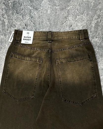 Y2K Harajuku New Fashion Washed Solid Color Baggy Jans Women Retro Hip Hop Casual Street Gothic Joker High Waist Wide Leg Pants