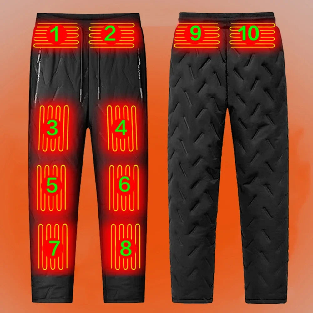 Winter Thermal Hiking Pants Heating Underwear USB Electric Heated Pants Ski Wear Heater Sports Thermal Pants Жилет 발열바지