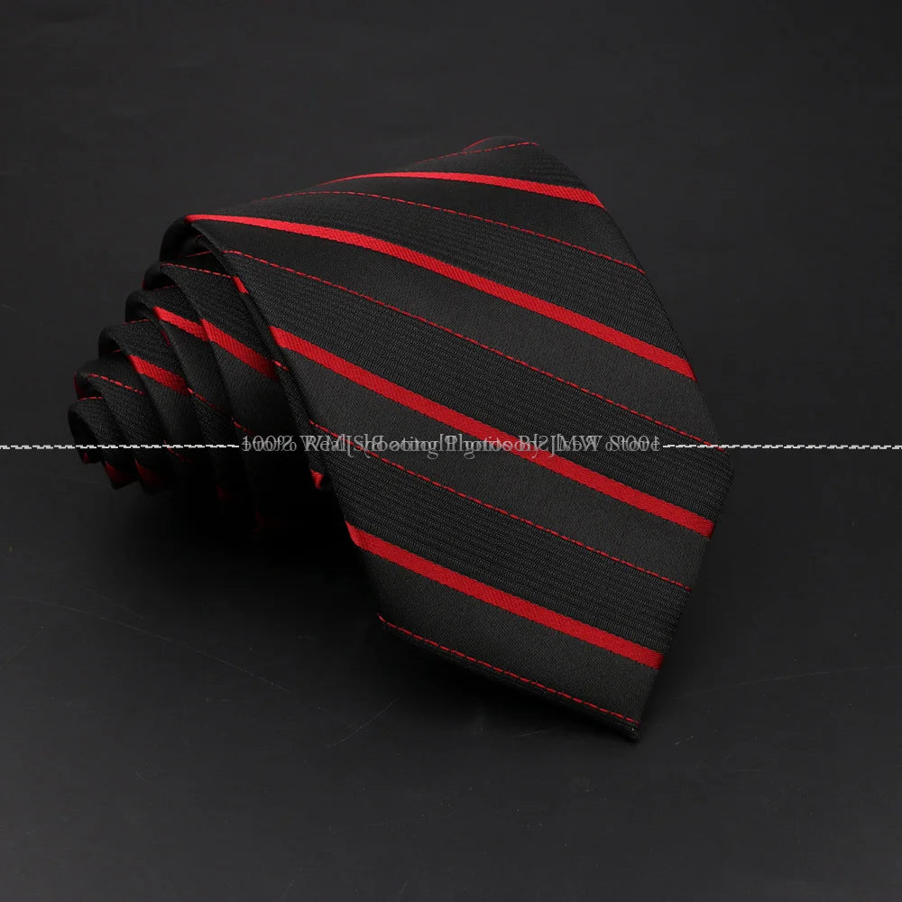 New Design Wedding Men Tie Black Solid Striped Paisley Flower Neckties Men Business Dropshipping Groom Collar Accessories Gift