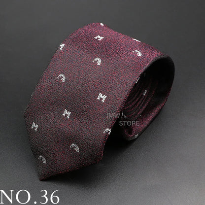 New Design Wedding Men Tie Green Wine Red Paisley Flower Animal Neckties Men Business Dropshipping Groom Collar Accessories Gift