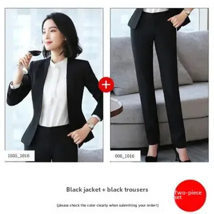 Elegant Red Western-style Suit Jacket For Women Fashionable Professional Attire For Hosting Events Job Interviews