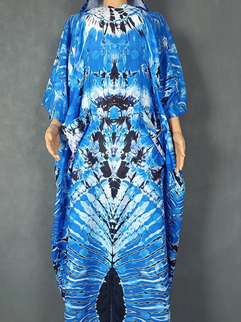 2025 African Dresses for Women Traditional Africa Clothing Dashiki Ankara Outfits Gown Abayas Robe Muslim Kaftan Maxi Long Dress