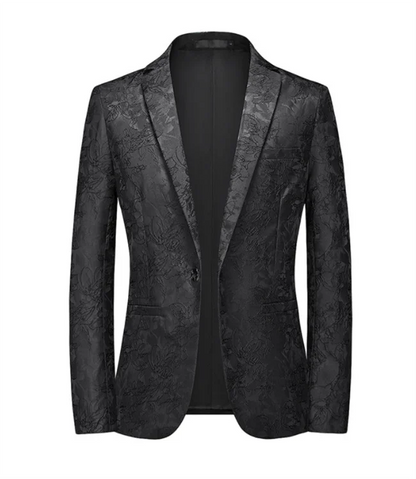 2024 New Men Business Social Suit Jacket Summer Male Single breasted Thin Dress Male Jacquard Blazers Coats