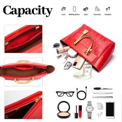 CHCH Women's Handbag 2024 New Brand Embossed Large Capacity Business Wallet