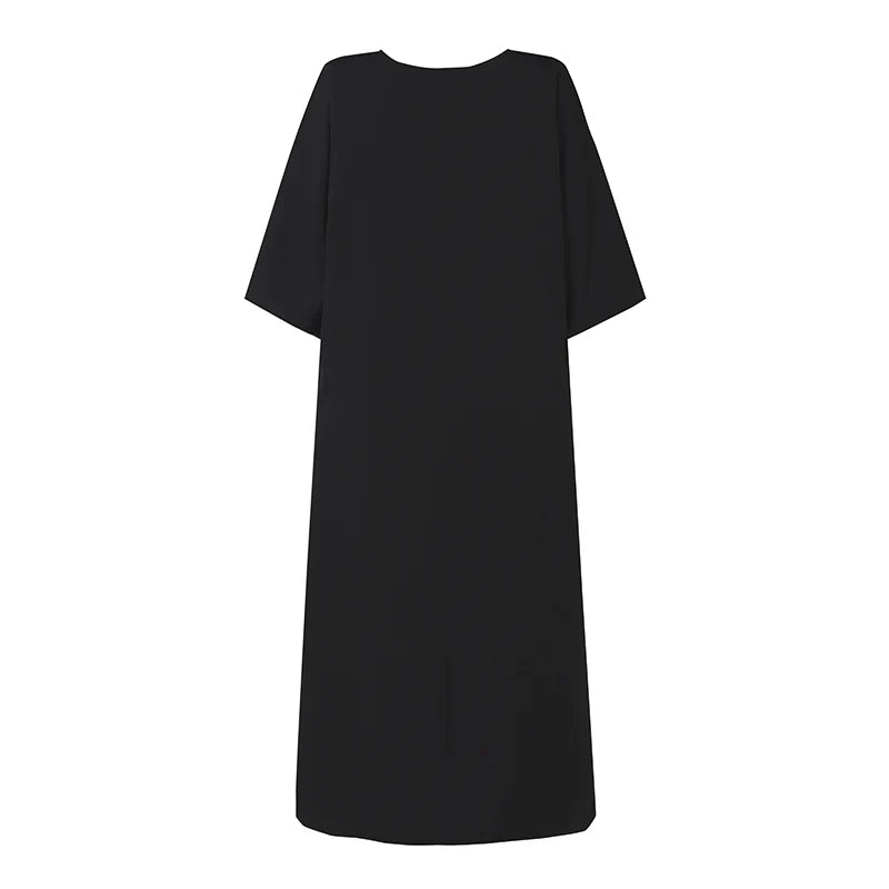 VONDA Women Evening Dresses 2024 Bohemian Round Neck Flare Sleeve Vintage Style Maxi Dress Party African Ethnic Long Vestidos